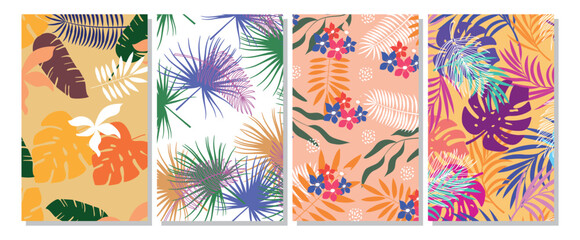 Abstract nature art vector background.