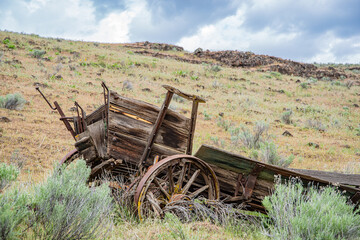 old farm wagon