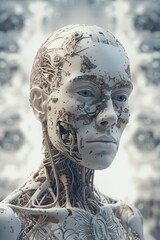 AI, digital being, humanoid technology, futuristic
