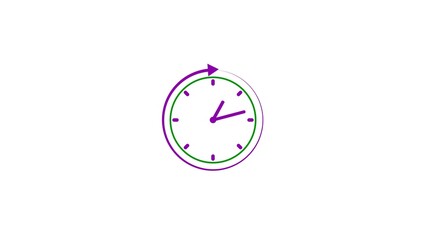 abstract beautiful clock illustration background	
