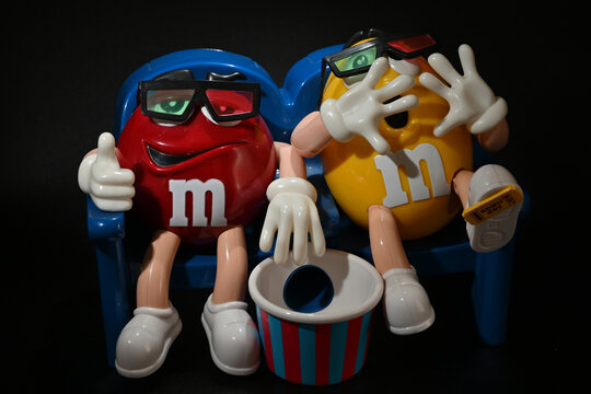 M&ms en el cine, chocolate confitado ms, m and ms chocolates