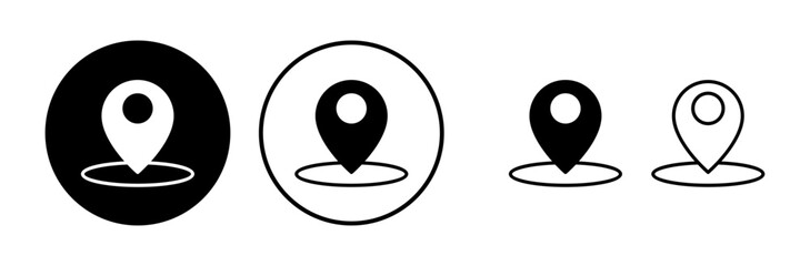 Address icon vector. location icon. address symbol. pin