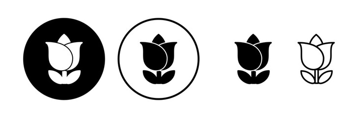 Flower icon vector. floral icon. flower logo