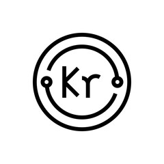 krone line icon