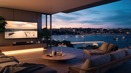 Fototapeta premium Sydney Luxury Penthouse balcony