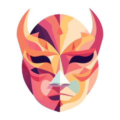 Fantasy mask symbolizes Halloween celebration