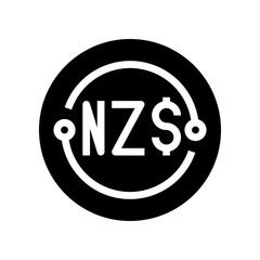 new zeland glyph icon