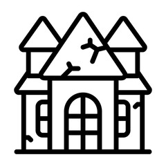 hounted house icon