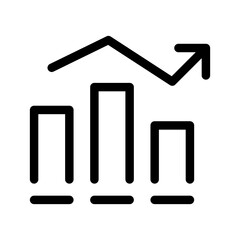 Statistics Icon Vector Symbol Design Illustration