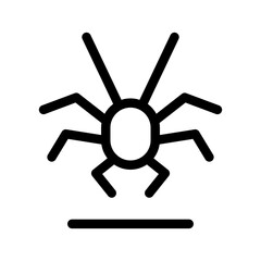 Fototapeta premium Spider Icon Vector Symbol Design Illustration