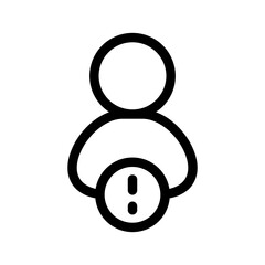 User Report Icon Vector Symbol Design Illustration