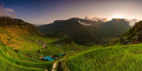 Abwaschbare Fototapete Reisfelder Batad rice terraces, Banaue, north Luzon, Philippines