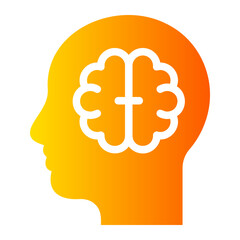 thought leadership gradient icon