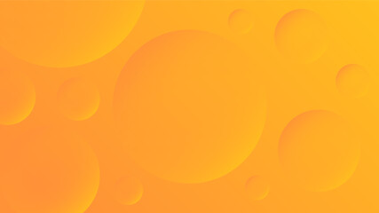 Modern Abstract Background with Motion Round Circle and Yellow Orange Gradient Color