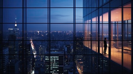 Obraz premium Portrait a beautiful building AI Generative