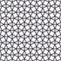 Seamless Creative Retro Interior Tile Floral Drawing Beautiful Summer Template Fashion Graphic Textile Art Backdrop Fabric Wallpaper Background Geometric Texture Print Design Modern Pattern.