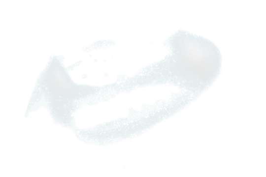 foam swatch isolated