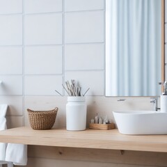 interior with bathroom