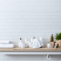bathroom with towels