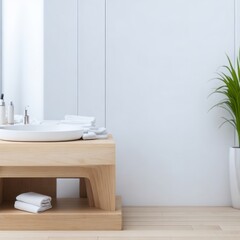 modern bathroom interior