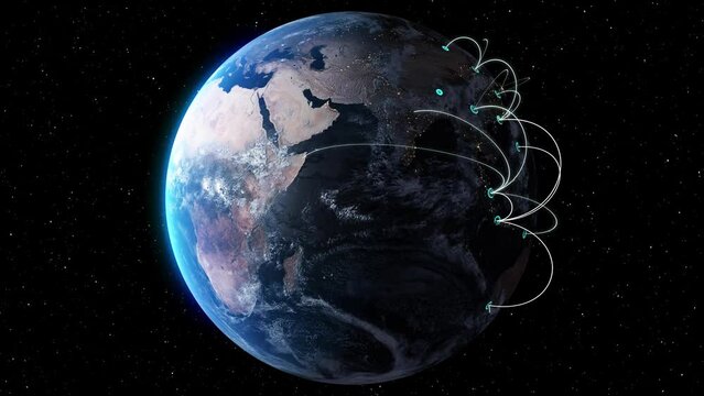 3D Earth Connections Global Technology. Woldwide Digital Network.from manila, philippines
