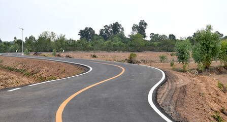 road in the countryside