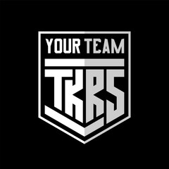 TKRS Letter hexagonal logo for team