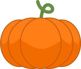 pumpkin icon illustration. vector file format. Editable