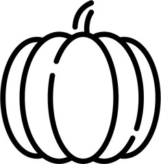 pumpkin icon illustration. vector file format. Editable