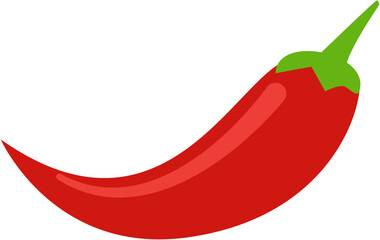 chili illustration icon. vector format file