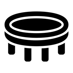 trampoline Solid icon