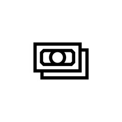 money icon with black color