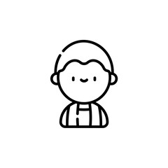 priest icon with black color