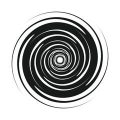 hypnotist circle icon vector i