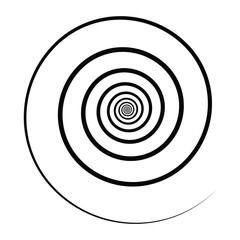 hypnotist circle icon vector i