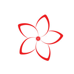 flower logo illustration vector design