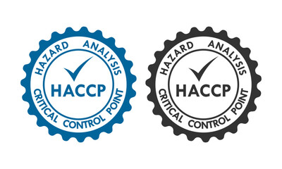 HACCP - Hazard Analysis and Critical Control Points concept background