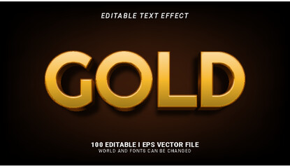 gold text effect