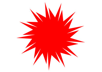 red star burst