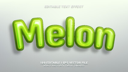 melon text effect