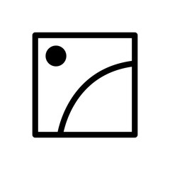 black picture icon symbol