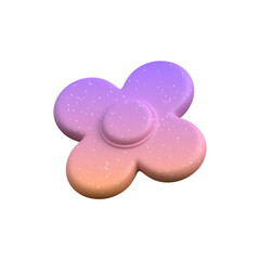 3d rendering - Abstract Gradient Object art, geometric shapes