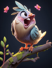 Happy bird