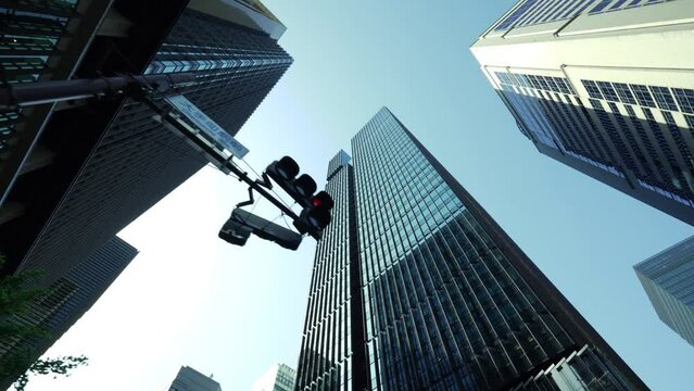 大手町オフィスビル街の歩き撮り