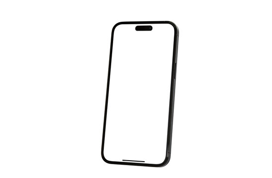 Mockup of Iphone 15 Ultra or pro max set Transparent - PNG isolated , new iphon 14 mini Mock up screen template for Infographic Business web site design app ios 16 : Bangkok, Thailand - May 15 , 2023	