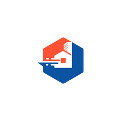 Real estate and property logo vector