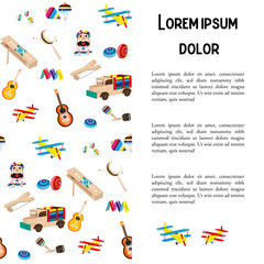 Mexican toys template: Handcrafted treasures full of charm. Immerse yourself in the colorful world of traditional Mexican toys.