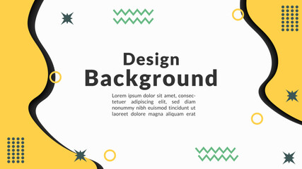Simple Layout Abstract Geometric Modern Template Banner Background Vector Illustration