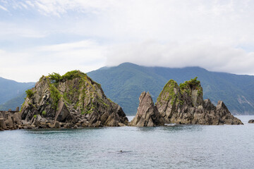 Beach in Fenniaolin of Yilan at Taiwan