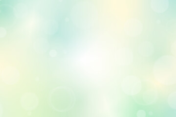  キラキラ輝く緑色の背景イラスト © fukufuku